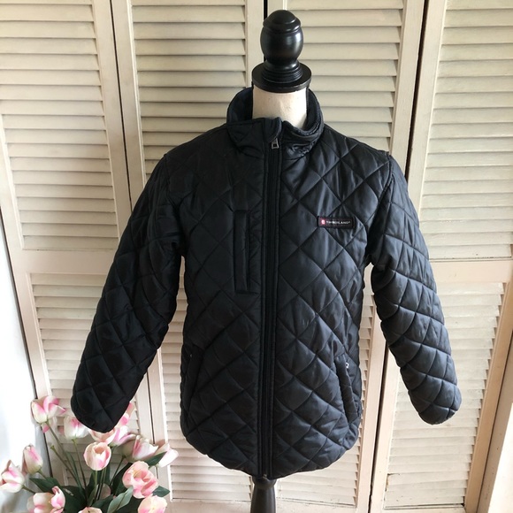 Timberland Jackets \u0026 Coats | Timberland Black Puffer Logo Full Zip Jacket | Color: Black | Size: M | Secondhanddrips's Closet